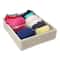 Simplify Cream 4-Compartment Drawer Organizer